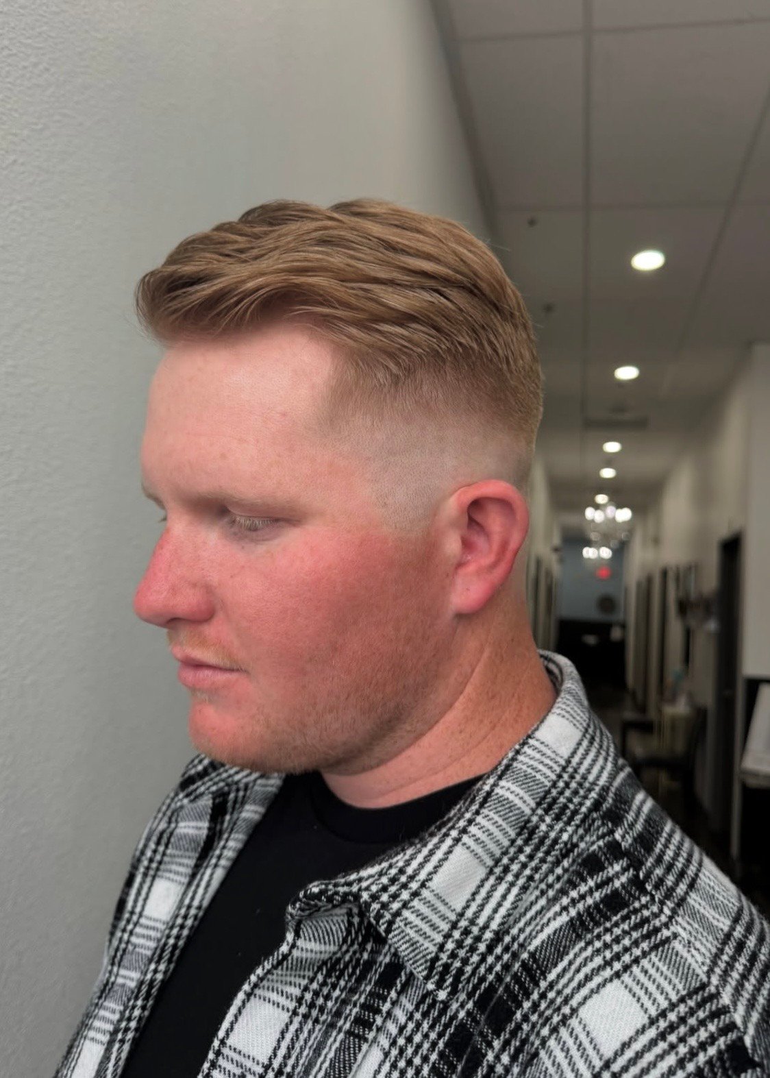 Men's fade haircut
